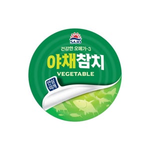 사조해표 참치캔 야채참치, 100g, 1개