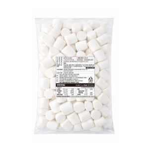 화이트 빅 마시멜로 1kg 두쫀쿠재료 신선한 마시멜로우