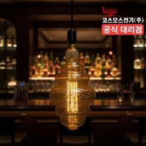 코스모스전기 LED 대형 에디슨 전구 램프 빈티지 8W, 2번 에디슨대형 HONEY 전구색