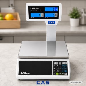 카스 마트 시장 마라탕 식당 금액 단가 표시 전자 저울 ER시리즈 15kg