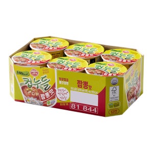 오뚜기 컵누들 짬뽕맛 38.2g, 18개