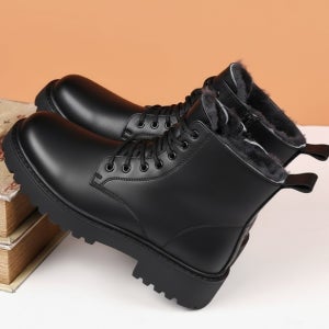 겨울에 신기 좋은 따뜻한 기모 남성 워커