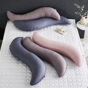 슬립앤슬립 꿀잠 오가닉 바디필로우 S자형 바디베개 커버