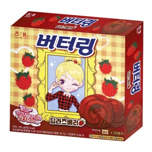 해태 버터링 딥라즈베리 155g 18P