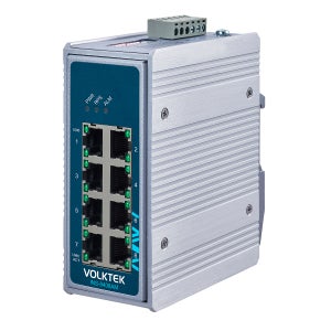 볼텍 INS-8408AM 비관리형 8포트 기가비트 DNV 선급인증 산업용 스위칭허브 PLC