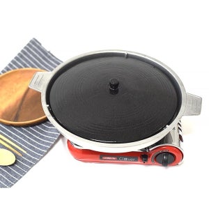 조선 코팅 불판 그리들 맥반석 구이팬 솥뚜껑 무쇠 그릴 27cm 고기불판 구이판