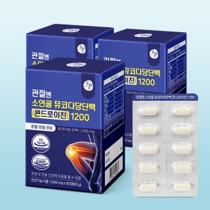 올바른 관절엔 소연골 뮤코다당단백 콘드로이친 1200 60정, 3개