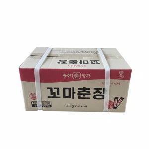 중찬명가 꼬마춘장3kg (6gX500ea) 사자표 일회용 팩