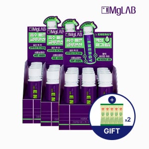 [편안활효소10포증정] 마그랩 포 에너지 마시는 액상 글루콘산 마그네슘 비타민B 12개입, 3개