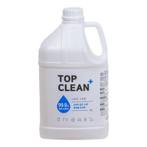 4L 탑크린플러스 살균소독제 차아염소산수 뿌리는소독제 다목적 공공기관 대용량