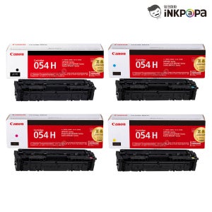 캐논 MF641CW 칼라 레이저 복합기 정품토너 4색 SET CRG-054H (Cartridge 054H)