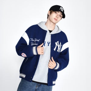 [MLB] 시그니처 울 바시티자켓 (4 COLOR)