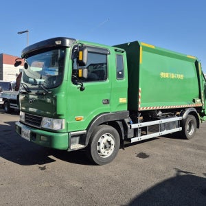 5톤압착진개차 6500키로 메가트럭 5톤재활용수거차 매매