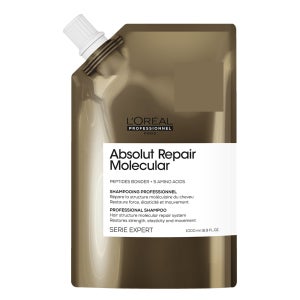 [클리닉/극손상케어/대용량 1L] 로레알 앱솔루트 리페어 몰큘러 샴푸 리필 1000ML