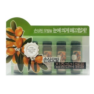과일나라 컨퓸 아르간 트리트먼트 헤어 앰플 15ml x5