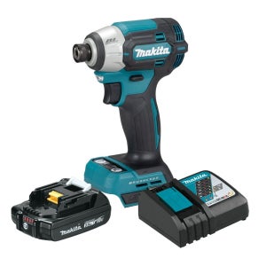 마끼다 DTD201RA1 충전 임팩드라이버 18V 2.0Ah 배터리 1개 세트