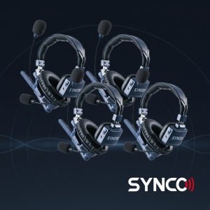 SYNCO XTalk Master 씽코 마스터 무선 헤드셋 XM4구 세트