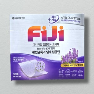 피지 디나자임 딥클린 시트세제 30매 라벤더향 일반드럼겸용