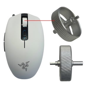 레이저 오로치 v2 마우스 알루미늄 금속휠 razer orochi v2 스크롤 부품 실버