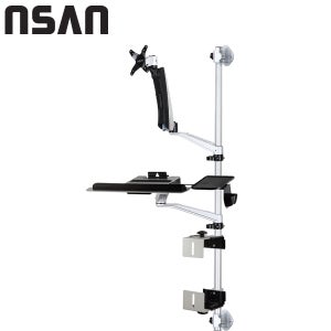 엔산 워크스테이션 벽형암 모니터암 EMW-51315C