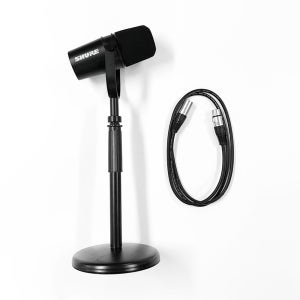 [대여] SHURE MV7X 슈어 팟캐스트 XLR 마이크 (+스탠드)