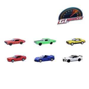 그린라이트 1:64 머슬카 시리즈 30 그린머신1개포함 풀세트 다이캐스트 미니카 자동차 모형 장난감 완구