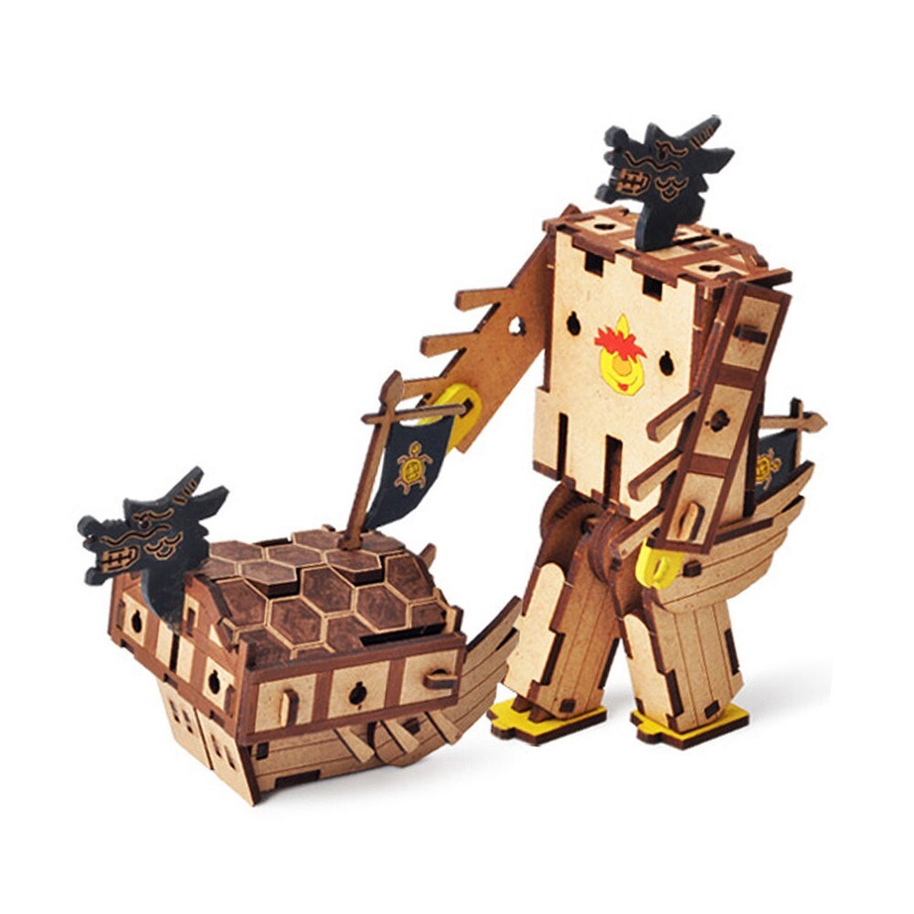 변신로봇 아기 거북선 장식소품 미니어쳐 취미만들기 <b>쉬프</b>만들기