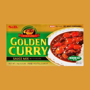SB 골든카레 중간매운맛 고형 1kg, 1개