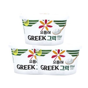 빙그레 요플레 그릭요거트 마일드 무가당 플레인 400g x 3개