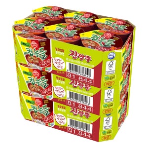 오뚜기 컵누들 진짬뽕 38.2g, 18개