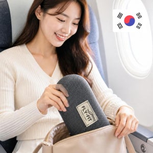 아이비슬립 플라이핏 휴대용 허리쿠션 여행용 기내용 낮은 경추 베개 허리받침 자동차 메모리