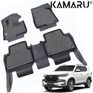 렉스턴 뉴아레나 매트 카마루 6D 입체 코일매트 1+2열