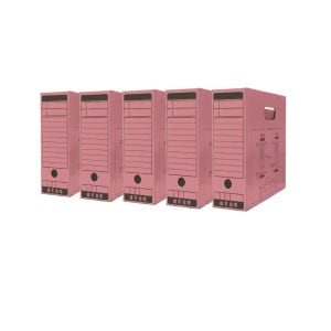 문서보관상자 화일박스 파일케이스 A4, 20매, 분홍