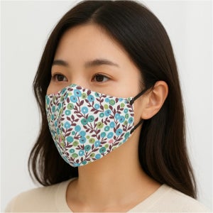 100%면 안감 마스크 꽃무늬 야외활동용봄여름가을 겨울 패션 순면안감