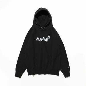 타코마 후지 레코드 후디 TACOMA FUJI MULTI LOGO HOODIE - BLACK