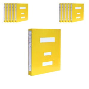 대용량 정부화일 A4, 10매, 노랑