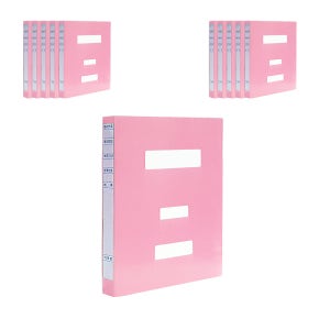 대용량 정부화일 A4, 10매, 분홍