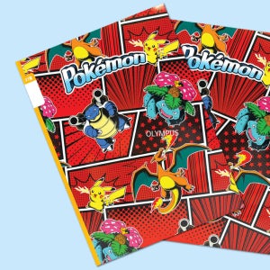 포켓몬 초등 21줄 라인노트 8권세트 고학년용 어린이 초등학생 유선노트 줄 공책