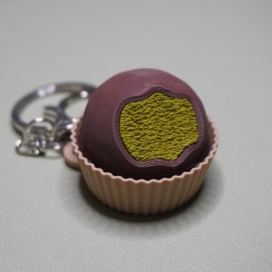 두쫀쿠 클리커 키캡 키링 층층마켓 주문제작 커스텀 굿즈