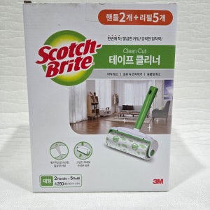 3M 스카치브라이트 대형 테이프클리너 핸들2+리필5개 돌돌이 코스트코
