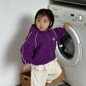 페퍼 플럼바람막이 2026 아기 아우터 점퍼 유아복 외출복 문센룩 등원룩