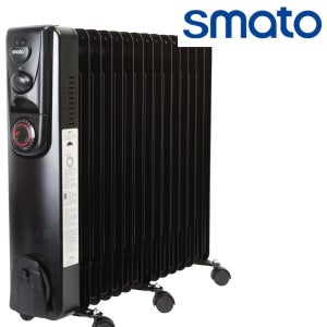 전기 라디에이터 히터 스마토 RAD-15T 15핀 블랙 타이머형