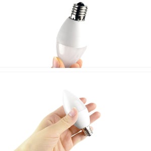 마룸마켓 LED 촛대구 E14전구 삼파장전구