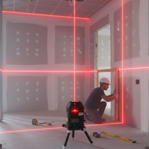 레이져 레이저레벨기 수평계 신콘 레벨기 4V4H1D 레드빔 20배밝기 SL-445X