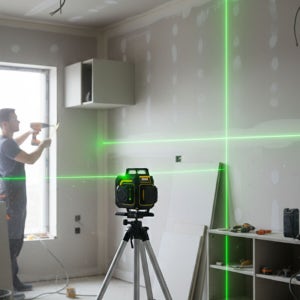 4D 레이져 레이저레벨기 수평계 신콘 레벨기 마그네틱 추방식 P3000