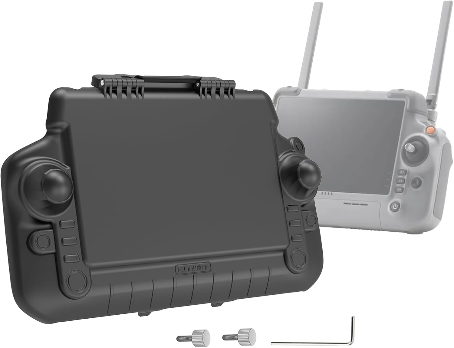 DJI 매트리스 4T 4E 400 RC 플러스 2 리모컨 액세서리용 보호 케이스 선쉐이드 2in1 컨트롤 커버 프로텍터 <b>선</b> 후드