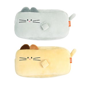 핑크풋 냥냥이 깍지 케이스 필통