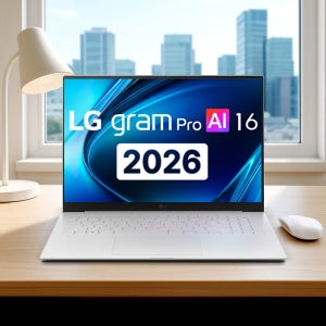 (174만+그램케어+상품권) 2026 LG그램 프로 16 윈도우 16Z90U-GS5YK 팬서레이크 4xe 노트북