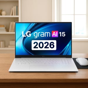 (라이브 169만) 2026 LG그램 15 윈도우 15Z90U-GS5YK 팬서레이크 4xe 노트북