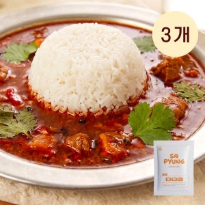 [네이버단독] 사평 숙성 진한 맛 저수분 일본카레 스트레스킬러 마라카레, 160g, 3개